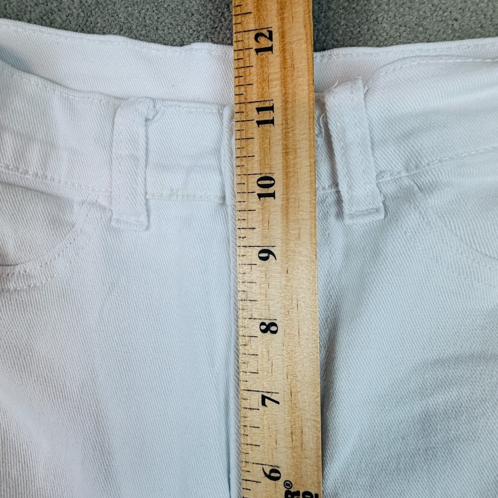 White Denim Jeans Women's Sz 24x32 Wide Bell Bottoms Bootcut Flare CT Unbranded - Picture 4 of 13